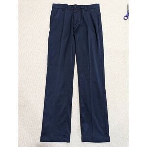 Amazon Essentials Men's Navy Blue Mid-Rise Straight-Leg Pant Size 34/34
